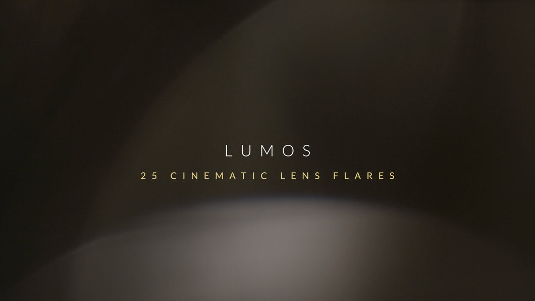 LUMOS - 25 Cinematic lens flares